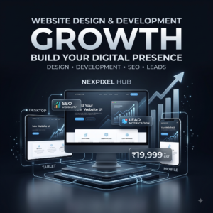 Website Design and Development Growth package by NEXPIXEL Hub